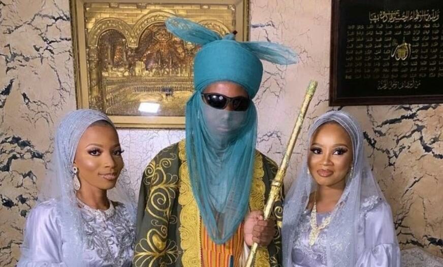 PHOTOS: Reactions as Kano Prince marries two brides same day